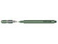 Penna a punta sintetica TRATTO Clip 0,8 mm verde 803804