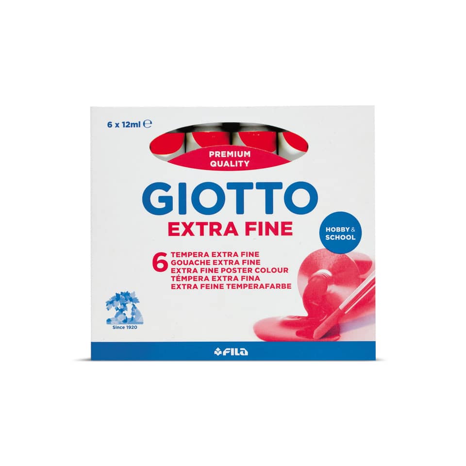 Tempera GIOTTO Extra 12 ml rosso scarlatto 35200800