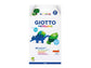 Plastilina modellabile GIOTTO Patplume assort. classici + fluo -cf. Appendibile da 18x20 g + 1 coltellino - 513100