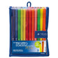 Penna a punta sintetica TRATTO Pen 2 mm assortiti astuccio appendibile da 24 - 808100