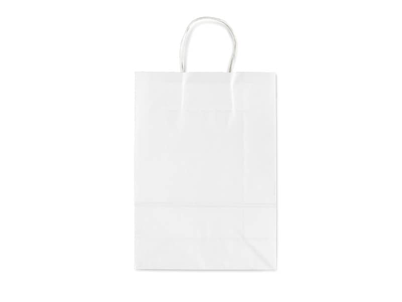 Sacchetti da regalo Rex-Sadoch Allegra tinta unita 22x10x27 cm bianco conf. da 25 - SDS22BIA