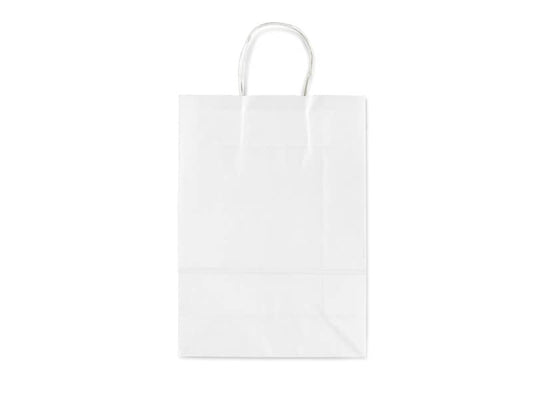 Sacchetti da regalo Rex-Sadoch Allegra tinta unita 22x10x27 cm bianco conf. da 25 - SDS22BIA