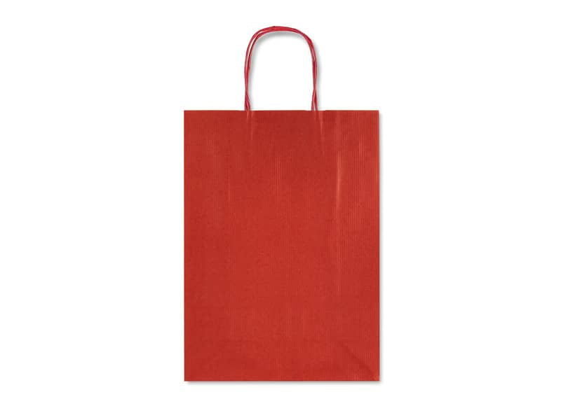 Sacchetti da regalo Rex-Sadoch Allegra tinta unita Dark 26x12x36 cm rosso conf. da 25 - SDF26-551