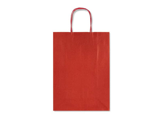 Sacchetti da regalo Rex-Sadoch Allegra tinta unita Dark 26x12x36 cm rosso conf. da 25 - SDF26-551