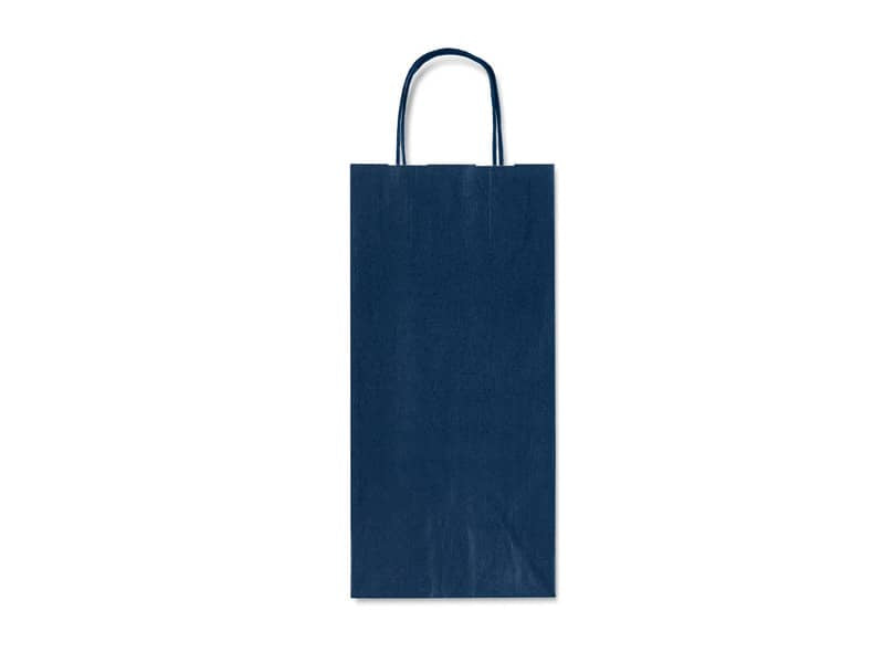 Sacchetti da regalo Rex-Sadoch Allegra tinta unita Dark 14x8,5x39 cm blu conf. da 25 - SDF12-561