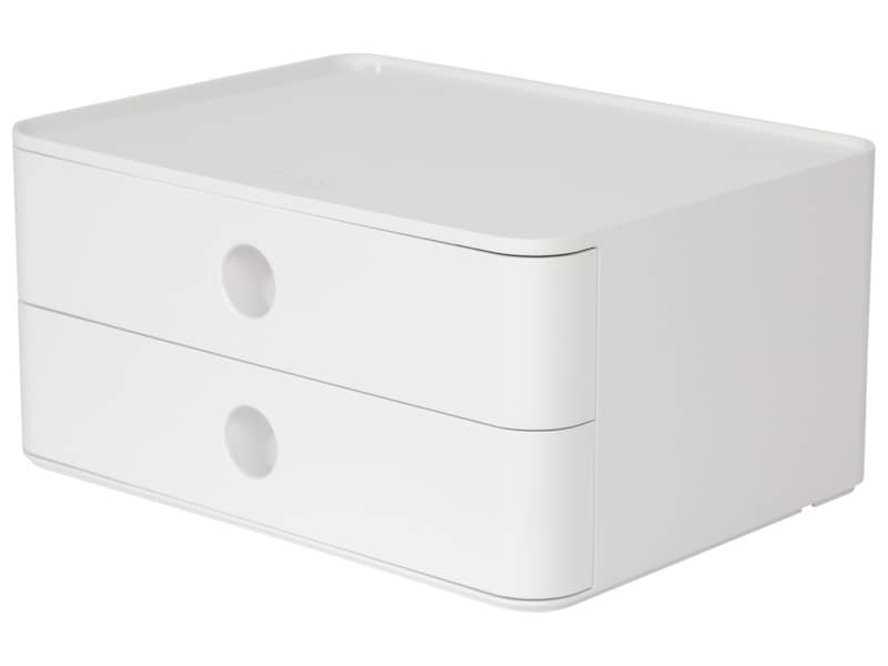 Cassettiera da scrivania HAN Smart-Box Allison 260x195x125 mm 2 cassetti bianco 1120-12