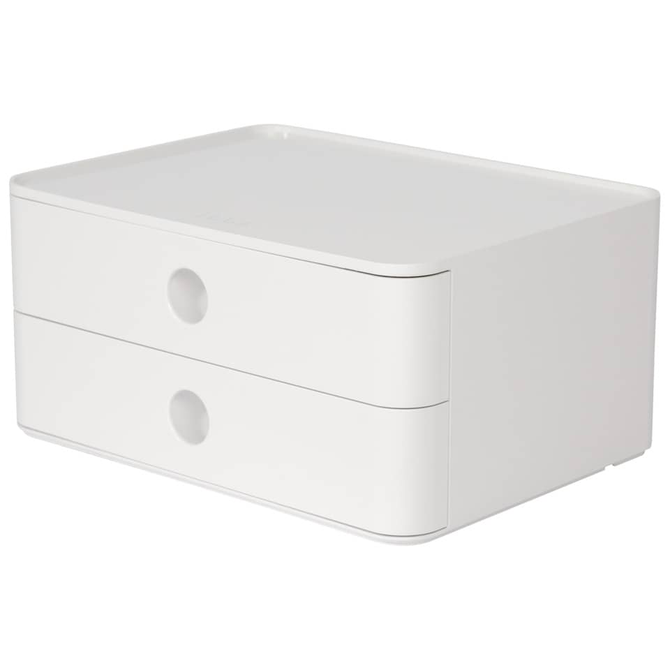 Cassettiera da scrivania HAN Smart-Box Allison 260x195x125 mm 2 cassetti bianco 1120-12