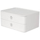 Cassettiera da scrivania HAN Smart-Box Allison 260x195x125 mm 2 cassetti bianco 1120-12