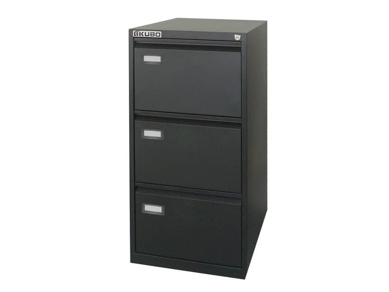 Classificatore per cartelle sospese KUBO 3 cassetti 46x62x101 cm nero 4103