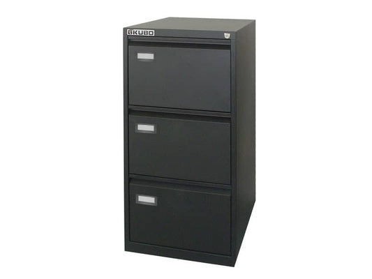 Classificatore per cartelle sospese KUBO 3 cassetti 46x62x101 cm nero 4103