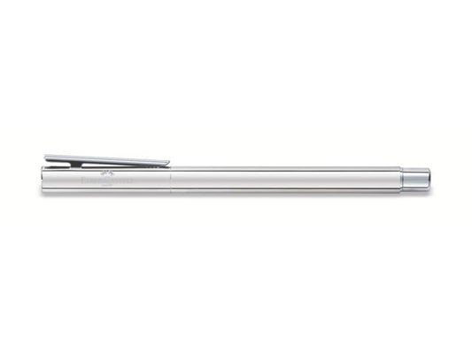 Penna roller Faber-Castell Neo Slim M metallo cromato 342004