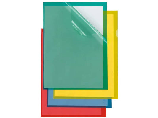 Cartelline a L in PP Sei Rota Poli 150 Color A4 giallo - alto spessore - conf. 25 pezzi - 66232206