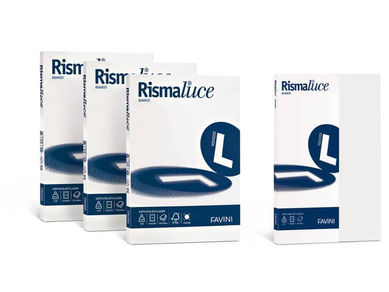 Carta per fotocopie A4 Favini Rismaluce Bianca 140 g/m² Risma da 200 fogli - A650204