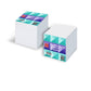 Blocco per appunti Kublocco 9x9x9 cm Pigna con fogli bianchi staccabili bianco - 073653800