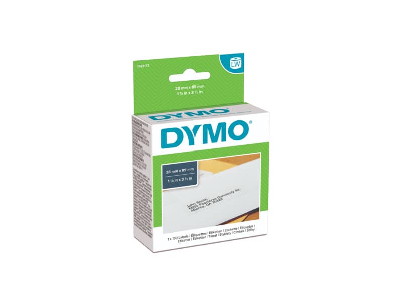 Rotolo da 130 etichette Dymo LabelWriter indirizzi std.  89x28 mm bianco 1983173
