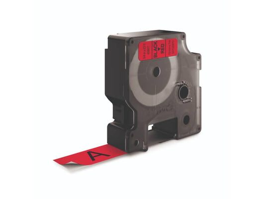 Nastro per etichettatrici Dymo D1 19 mm x 7 m nero/rosso S0720870