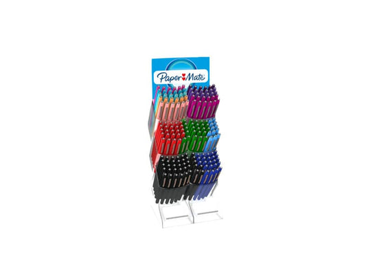Penne punta fibra Paper Mate Flair/Nylon Range 1,0 mm assortiti espositore da 180 pezzi - 1966986
