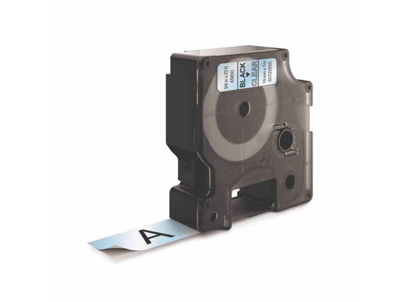 Nastro per etichettatrici Dymo D1 19 mm x 7 m nero/trasparente S0720820