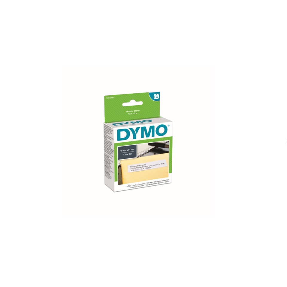 Rotolo da 500 etichette Dymo LabelWriter multiuso 51x19 mm bianco S0722550