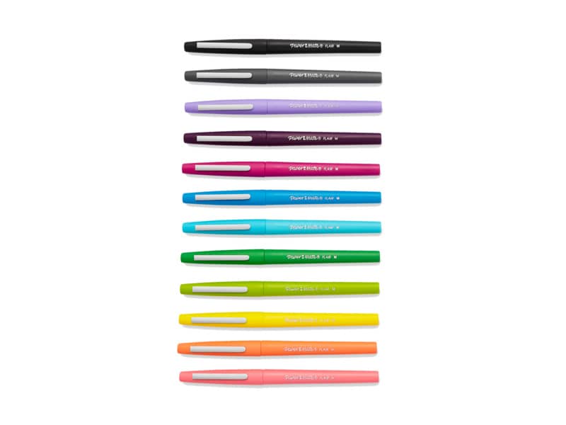 Penne punta fibra Paper Mate Flair/Nylon Tropical Vacation 1,0 mm assortiti blister da 12 - 1951029