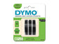 Nastri a rilievo per etichettatrici Dymo vinile 9 mm x 3 m bianco/nero blister da 3 - S0847730