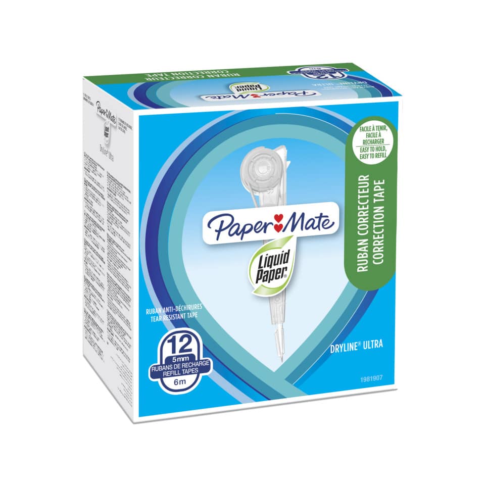 Ricarica per correttore a nastro Liquid Paper Dryline Ultra 5 mm x 6 mt - 1981907