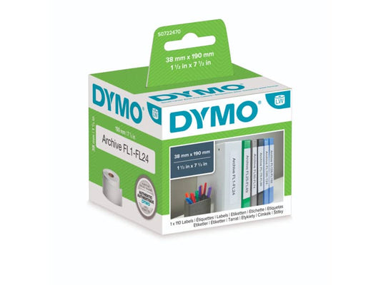 Rotolo da 110 etichette Dymo LabelWriter indirizzi standard 190x38 mm bianco S0722470