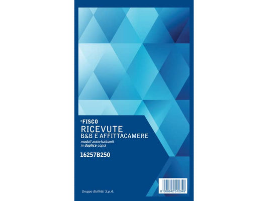 B&B Semper ricevute - blocco 16257B250