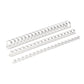 Dorsi plastici FELLOWES bianco ad anello tondo 28 mm - 201-240 fogli conf.50 - 5348602