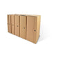 Porta progetti con tre bottoni EURO-CART linea Eco 25x35 cm dorso 4 cm avana CPECO04AV