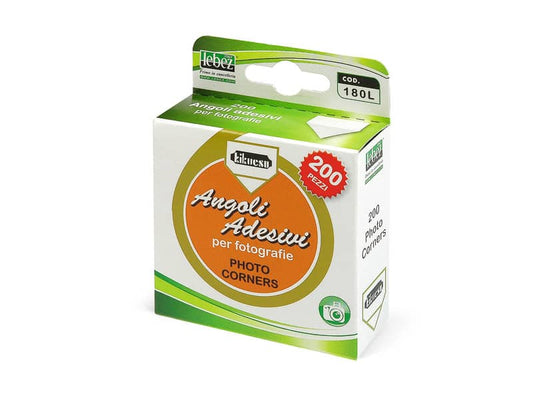 Angolini per album foto Lebez 1,8x2 cm Dispenser da 200 pezzi - 180L