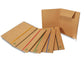 Cartelline con elastico piatto EURO-CART 25x35 cm dorso 4 cm avana conf. da 5 pezzi - XCPEECOAV