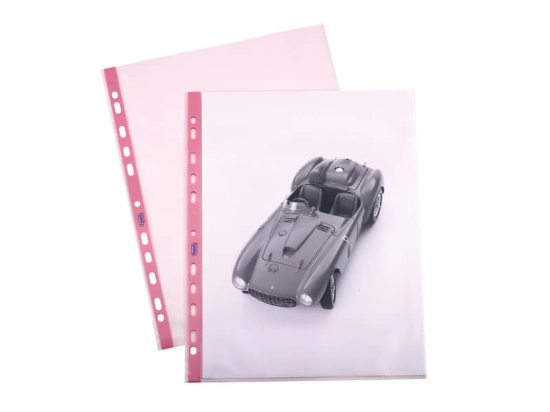 Buste a foratura universale lisce FAVORIT Art Superior 22x30 cm rosa conf. da 25 - 100206799