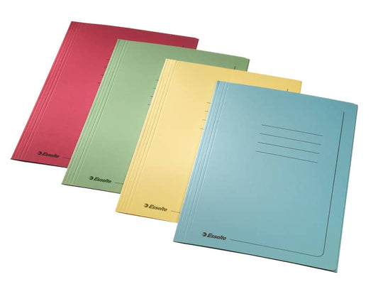 Cartelle a 3 lembi Esselte MANILLA 25x35 cm A4 295 g/m² rosso conf.25 - 55133