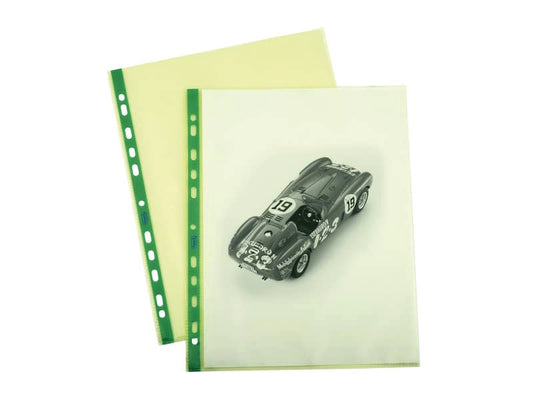 Buste a foratura universale lisce FAVORIT Art Superior 22x30 cm verde conf. da 25 - 100206800