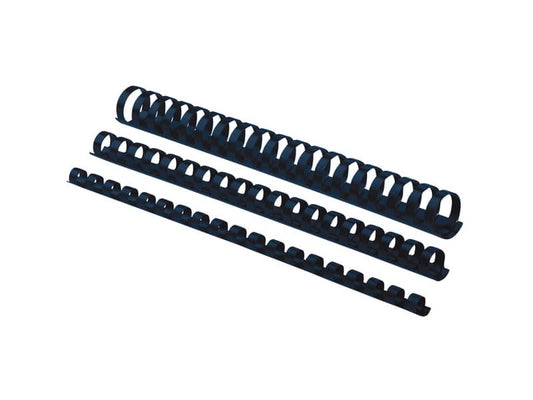 Dorsi plastici FELLOWES blu ad anello tondo 6 mm - 1-20 fogli conf.100 - 5345106