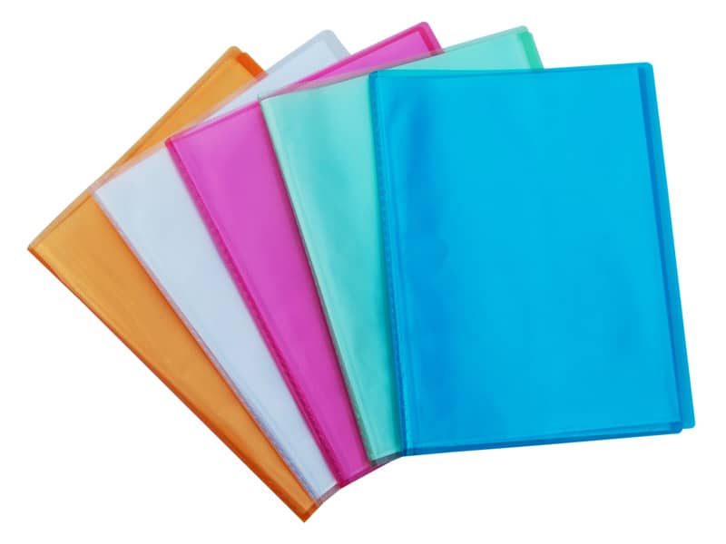 Portalistini fogli fissi Favorit buccia d'arancia 22x30 cm 60 buste assortiti 400090483