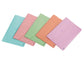 Buste con bottone e con zip FAVORIT polipropilene assortiti pastel - A4 400116128