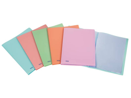 Portalistino a fogli fissi FAVORIT P@stel liscio 22x30 cm 60 buste arancione - 400116625