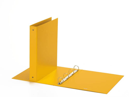Raccoglitore FAVORIT Europa 22x30 cm 4 anelli tondi Ø 30 mm - dorso 4 cm giallo 400051159