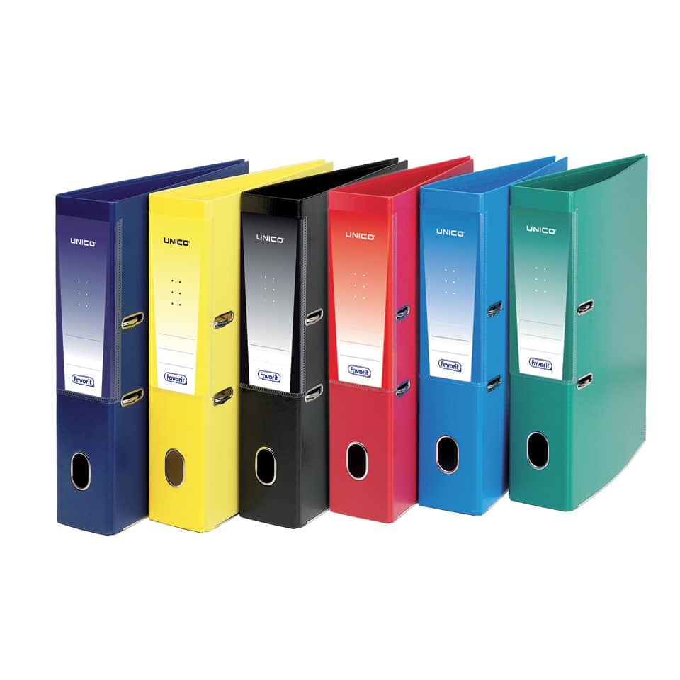 Registratore legale FAVORIT Unico Rado 28x34 cm senza custodia dorso 8 cm blu 100460490