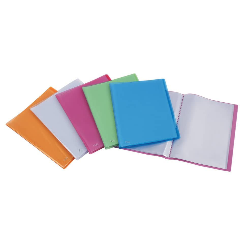 Portalistini fogli fissi Favorit buccia d'arancia 22x30 cm 40 buste assortiti 400090482