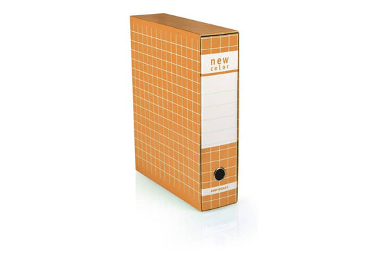 Registratore protocollo con custodia BREFIOCART New Color 35x28,5 cm dorso 8 cm arancio - 0201180.AR
