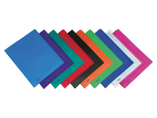 Portalistino a fogli fissi FAVORIT Sviluppo buccia d'arancia 22x30 cm 80 buste rosso - 100460309