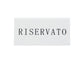 Segnaposto con scritto "Riservato" Securit® in acrilico rigido bianco set da 5 pezzi - TN-RES-IT-WT