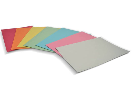 Cartelline a 3 lembi EURO-CART Cartoncino Manilla 25x33 cm gr. 190 g/mq rosa conf. da 50 pezzi - CM03RS