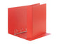 Raccoglitore Esselte DAILY a 4 anelli a D 40mm robusto cartone rivestito in PP rosso 22x30 cm dorso 5,7 cm - 395691300