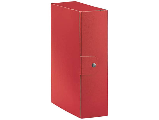 Cartella portaprogetti Esselte C30 EUROBOX dorso 10 cm presspan biverniciato rosso - 390330160