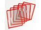 Buste per leggio Tarifold® T-Technic A4 rosso - PVC bordo rinforzato Conf. 10 pezzi - 114001