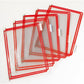 Buste per leggio Tarifold® T-Technic A4 rosso - PVC bordo rinforzato Conf. 10 pezzi - 114001